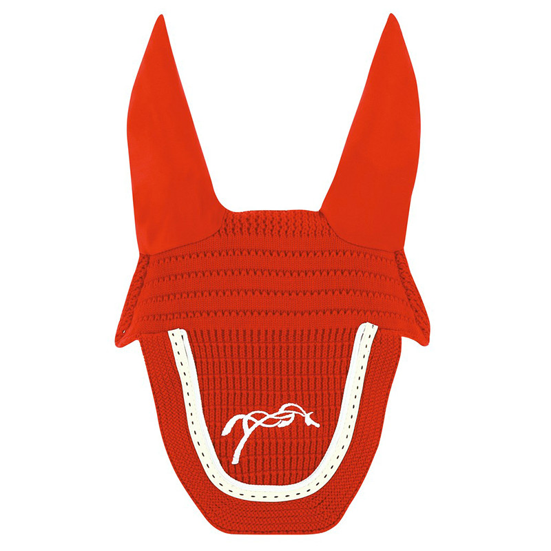 PÉNÉLOPE - Bonnet Point Sellier - Rouge/Blanc PÉNÉLOPE - Bonnet Point Sellier - Rouge/Blanc