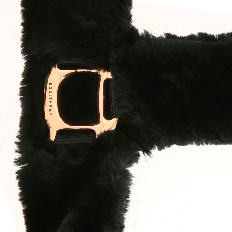 EQUITHÈME - Licol Teddy - Noir/Rose Gold EQUITHÈME - Licol Teddy - Noir/Rose Gold