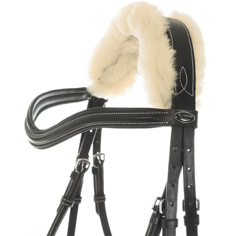 KAVALKADE - Bridon Ivy Sheepskin - Noir KAVALKADE - Bridon Ivy Sheepskin - Noir