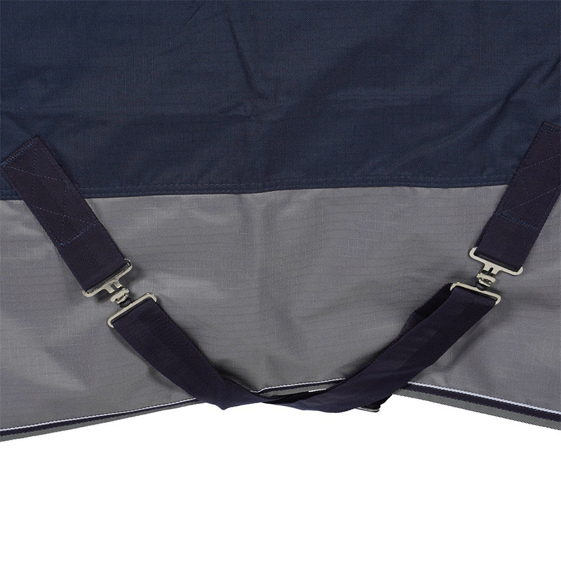 Equithème Couverture Tyrex Standard 600D/0G - Bleu/Gris Equithème Couverture Tyrex Standard 600D/0G - Bleu/Gris