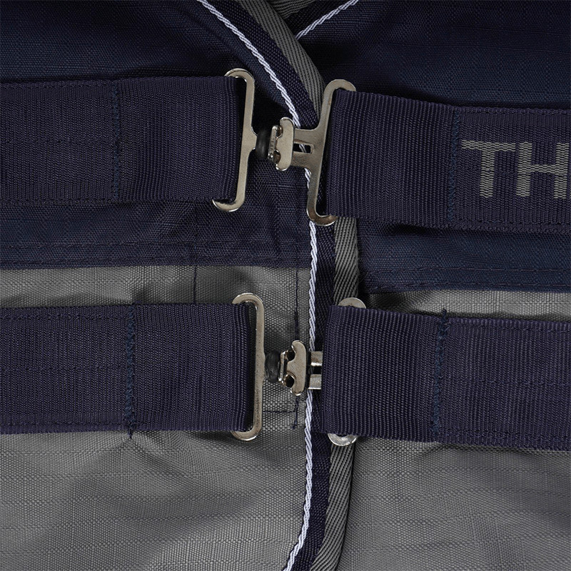 Equithème Couverture Tyrex Standard 600D/0G - Bleu/Gris Equithème Couverture Tyrex Standard 600D/0G - Bleu/Gris