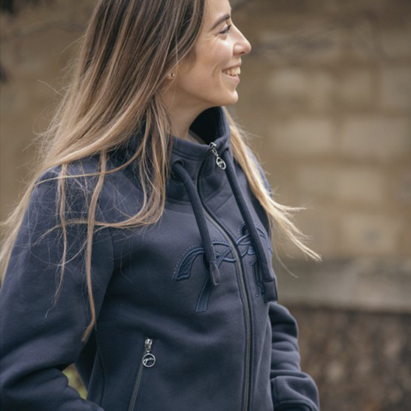 PÉNÉLOPE - Sweat Native Strass Femme - Marine PÉNÉLOPE - Sweat Native Strass Femme - Marine