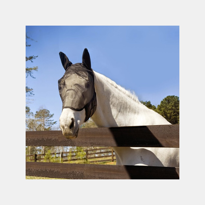 Masque Anti-Insectes UltraShield Fly Mask- avec Oreilles- d'Absorbine