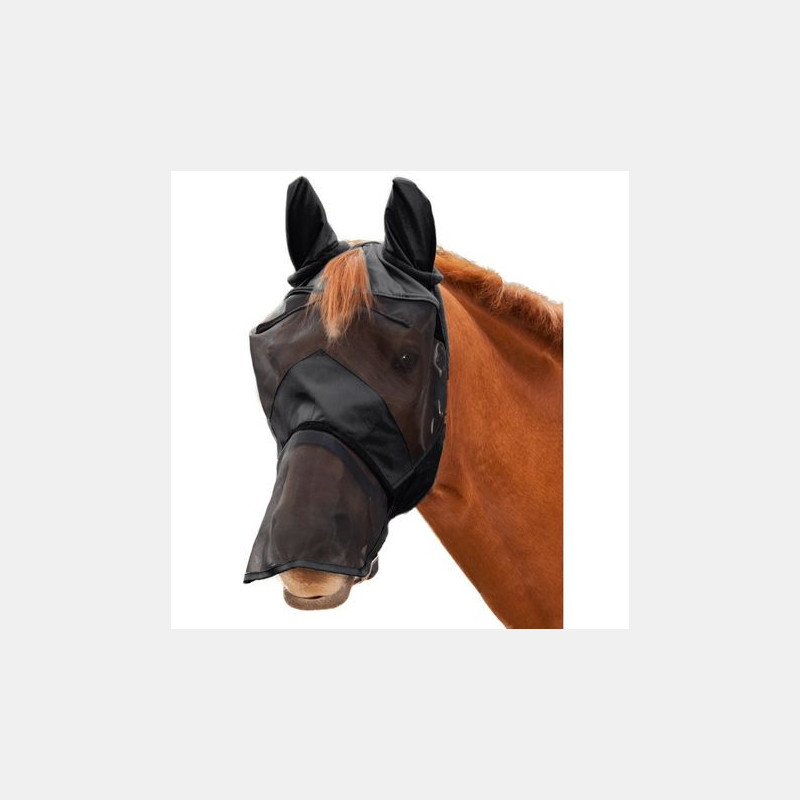 Masque anti-mouches pour chevaux Waldhausen 3 en 1 Masque anti-mouches pour chevaux Waldhausen 3 en 1