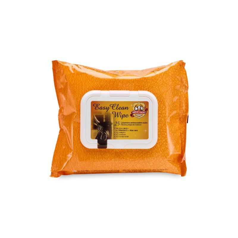 Lingettes Nettoyantes Cuirs Charlee's Leather Easy Clean Wipe
