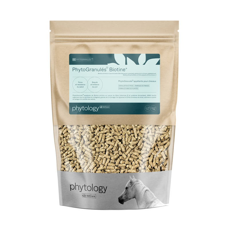 Phytology VetCare Biotine+ Cheval (Phytogranulés)