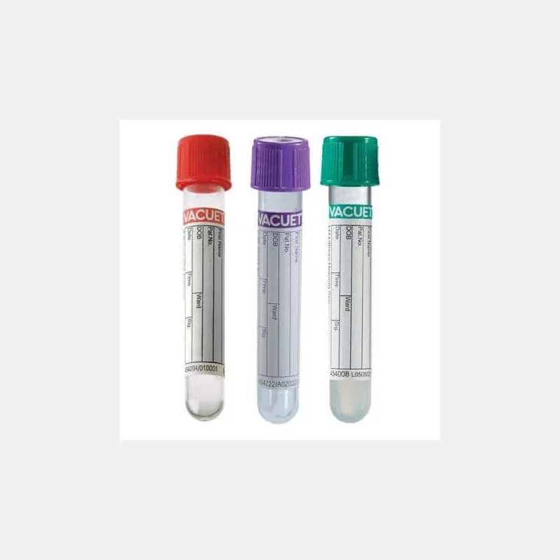 Tubes à Prelevement Vacutainer DLUO COURTE