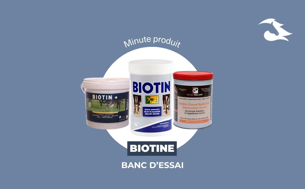 La Minute Produit : Banc d'essai spécial Biotine pour cheval